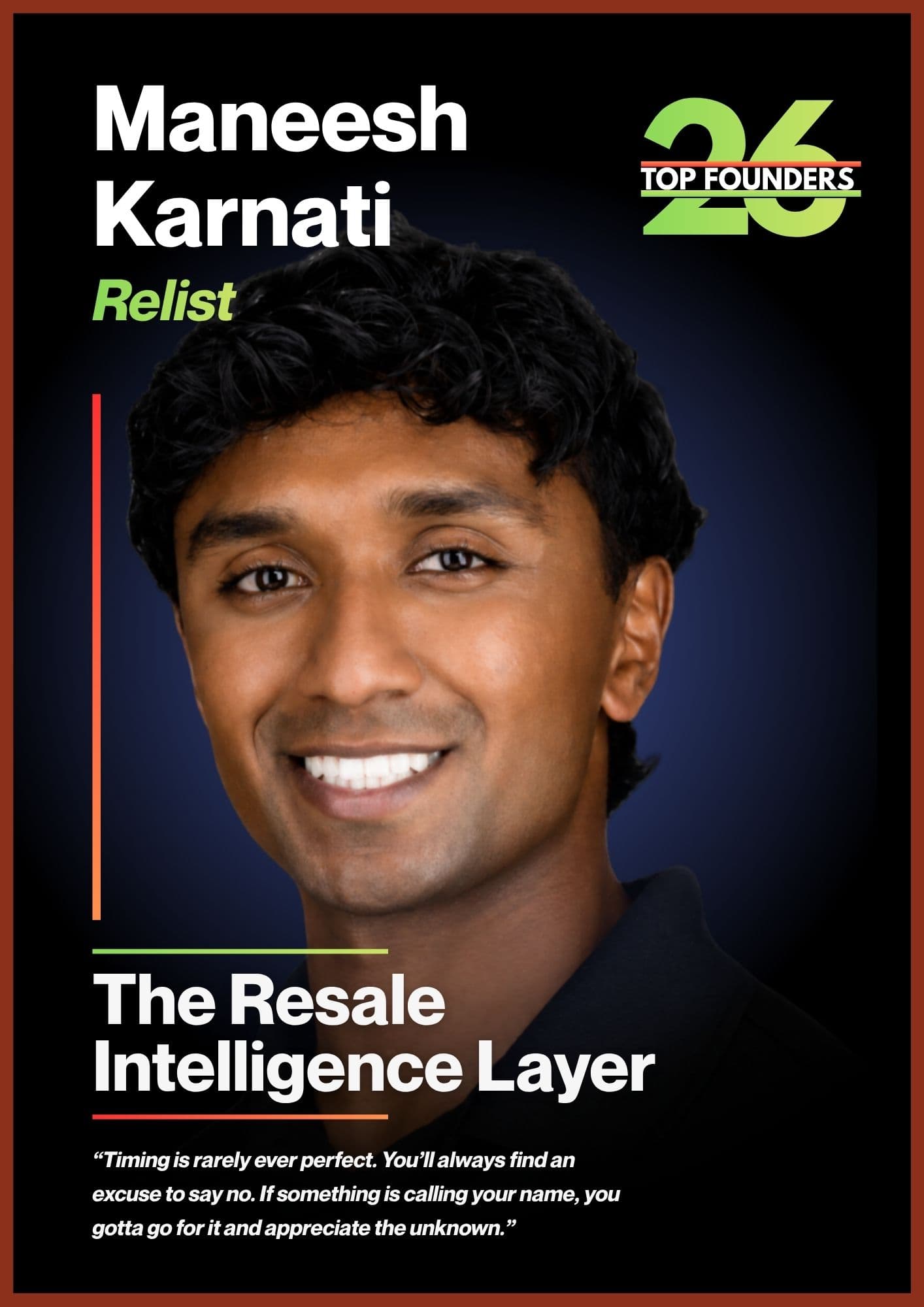 Maneesh Karnati — Relist