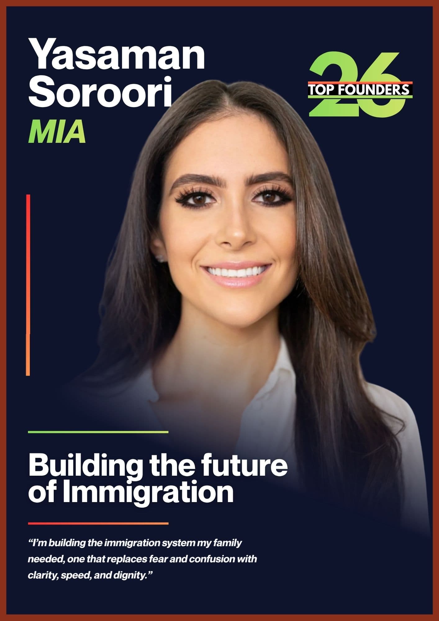Yasaman Soroori — MIA